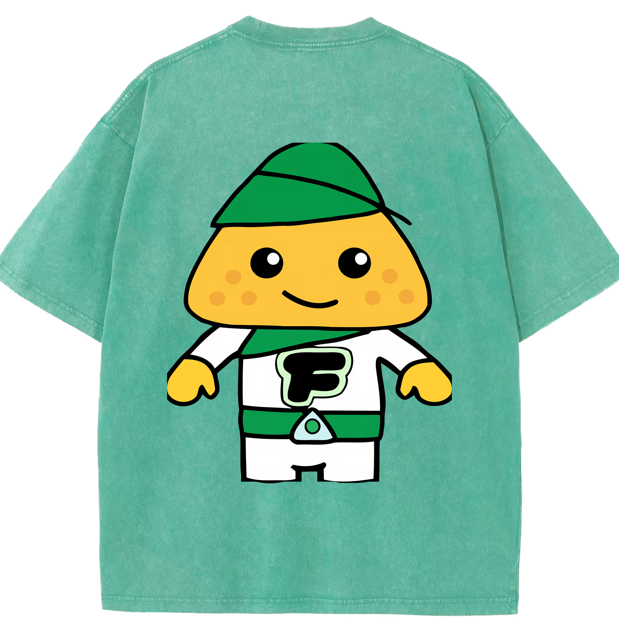 （画像用） アンパンマン Anpanman 綿100% ヴィンテージ風 半袖Tシャツ（背面プリント）